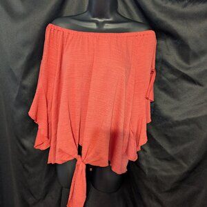 Onea Coral peasant blouse - M